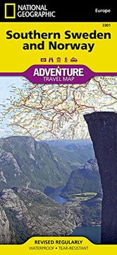 portada Southern Sweden and Norway (Adventure map) (en Inglés)
