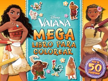 portada Vaiana. Megalibro para colorear (in Spanish)