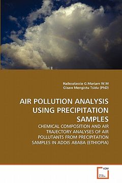 portada air pollution analysis using precipitation samples (in English)
