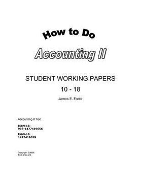 portada how to do accounting ii student working papers