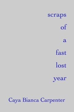 portada scraps of a fast lost year (en Inglés)