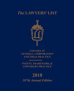 portada the lawyers' list 2010 (en Inglés)