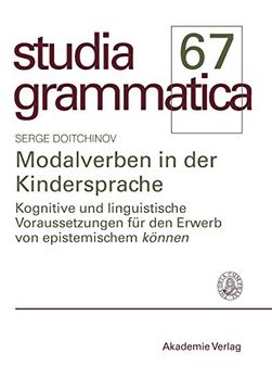portada Modalverben in der Kindersprache (en Alemán)