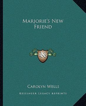 portada marjorie's new friend (en Inglés)