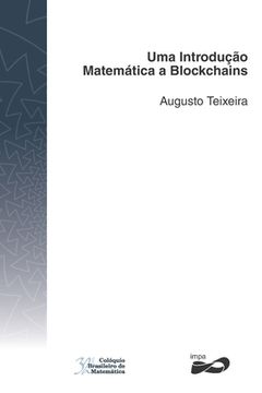 portada Uma Introdução Matemática a Blockchains (en Portugués)