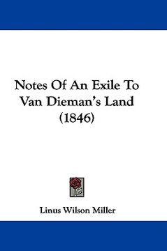 portada notes of an exile to van dieman's land (1846)