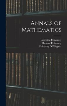 portada Annals of Mathematics (en Inglés)