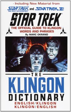 portada Klingon Dictionary: English (en Inglés)