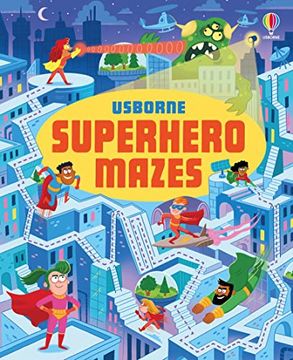 portada Superhero Mazes (Maze Books)