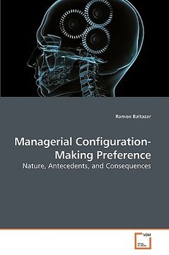 portada managerial configuration-making preference (en Inglés)