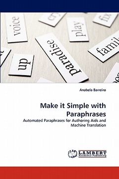 portada make it simple with paraphrases (in English)