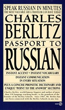 portada Passport to Russian: Speak Russian in Minutes (Berlitz Travel Companions) (en Inglés)
