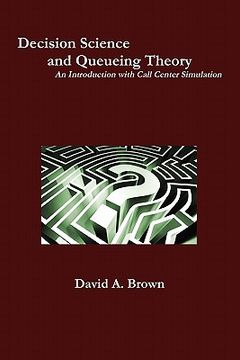 portada decision science and queueing theory (en Inglés)