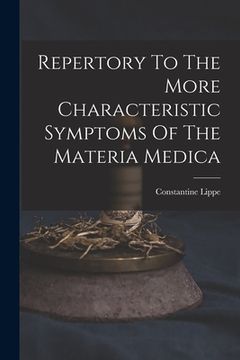 portada Repertory To The More Characteristic Symptoms Of The Materia Medica (in English)