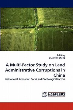 portada a multi-factor study on land administrative corruptions in china (in English)