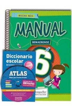 portada Manual 6 Longseller + Diccionario (Bonaerense) (Mucho Mas) (Novedad 2016)
