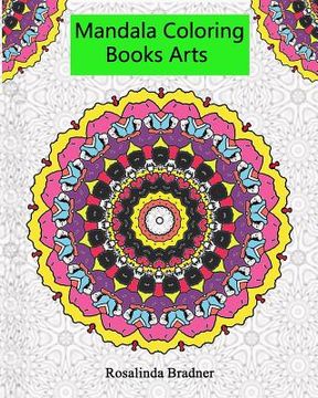 portada Mandala Coloring Books Arts: Adults relaxation Meditation, and Happiness. (Volume 1) (en Inglés)