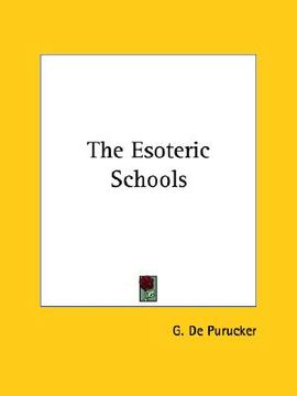 portada the esoteric schools (en Inglés)