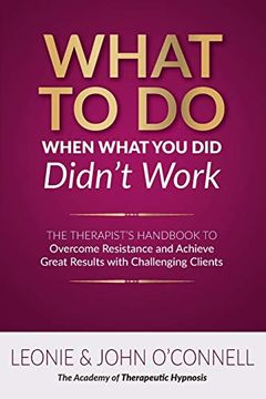 portada What to do When What you did Didn'T Work: The Therapist'S Guide to Overcoming Resistance and Achieving Great Results With Challenging Clients (en Inglés)