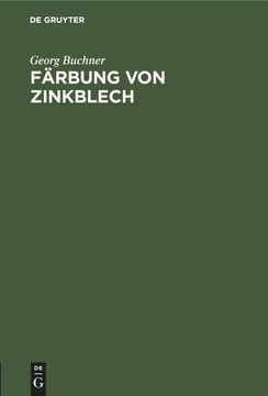 portada Färbung von Zinkblech (in German)