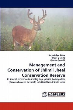portada management and conservation of jhilmil jheel conservation reserve (en Inglés)