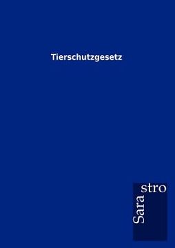 portada Tierschutzgesetz (in German)