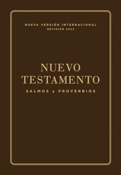 portada Nvi, Nuevo Testamento de Bolsillo, con Salmos y Proverbios, Leatherflex, Café
