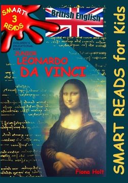 portada Children's Educational Book 'Junior Leonardo da Vinci': An Introduction to the Art, Science and Inventions of this Great Genius' Age 7 8 9 10 year-old