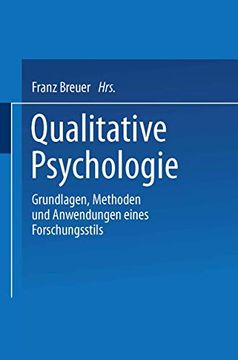 portada Qualitative Psychologie: Grundlagen, Methoden und Anwendungen Eines Forschungsstils (en Alemán)