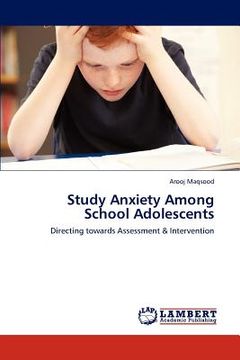 portada study anxiety among school adolescents (en Inglés)