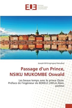 portada Passage d'un Prince, NSIKU MUKOMBE Oswald (en Francés)