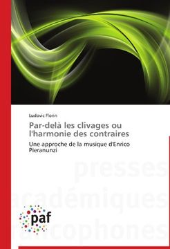 portada Par-delà les clivages ou l'harmonie des contraires: Une approche de la musique d'Enrico Pieranunzi