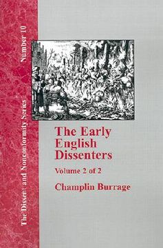 portada the early english dissenters: in the light of recent research (1550-1641) volume ii (in English)