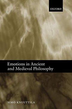 portada Emotions in Ancient and Medieval Philosophy (en Inglés)