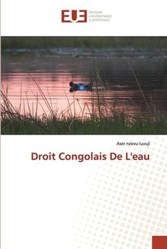 portada Droit Congolais De L'eau (en Francés)