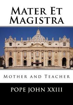 portada Mater Et Magistra (en Inglés)