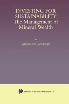 portada Investing for Sustainability: The Management of Mineral Wealth
