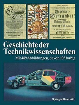 portada Geschichte Der Technikwissenschaften (en Alemán)