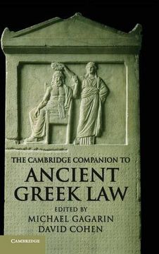 portada The Cambridge Companion to Ancient Greek law Hardback (Cambridge Companions to the Ancient World) (in English)
