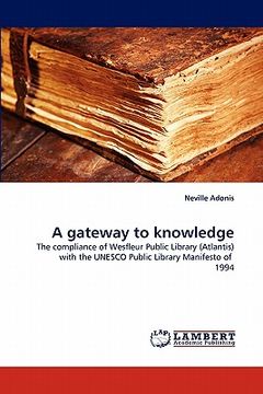 portada a gateway to knowledge (in English)