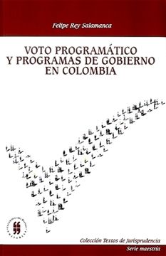 portada VOTO PROGRAMATICO Y PROGRAMAS DE GOBIERNO EN COLOMBIA