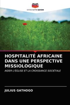 portada Hospitalité Africaine Dans Une Perspective Missiologique (en Francés)
