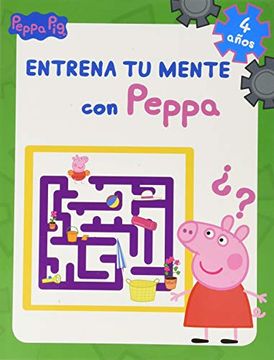 portada Entrena tu Mente con Peppa. 4 Años (Peppa Pig. Cuaderno de Actividades)