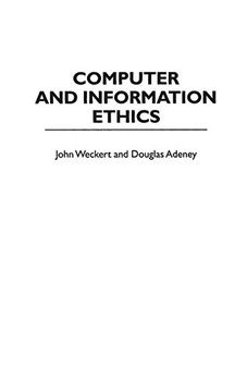 portada Computer and Information Ethics (Contributions to the Study of Computer Science) (en Inglés)