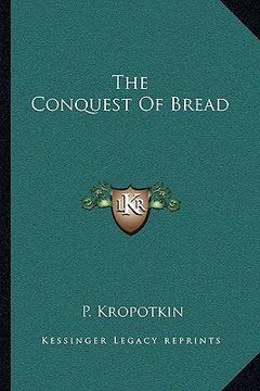 portada the conquest of bread (in English)