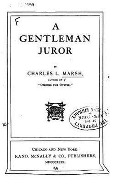 portada A Gentleman Juror (en Inglés)
