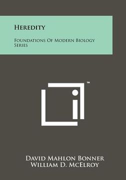 portada heredity: foundations of modern biology series (en Inglés)