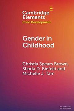 portada Gender in Childhood (Elements in Child Development) (en Inglés)