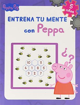 portada Entrena tu Mente con Peppa. 5 Años (Peppa Pig. Cuaderno de Actividades) (in Spanish)
