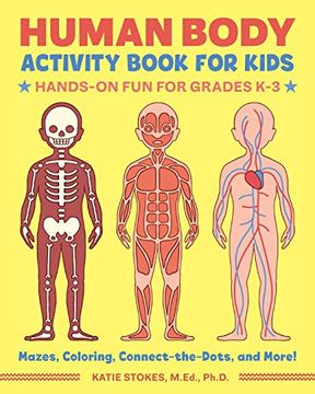portada Human Body Activity Book for Kids: Hands-On fun for Grades k-3 (en Inglés)
